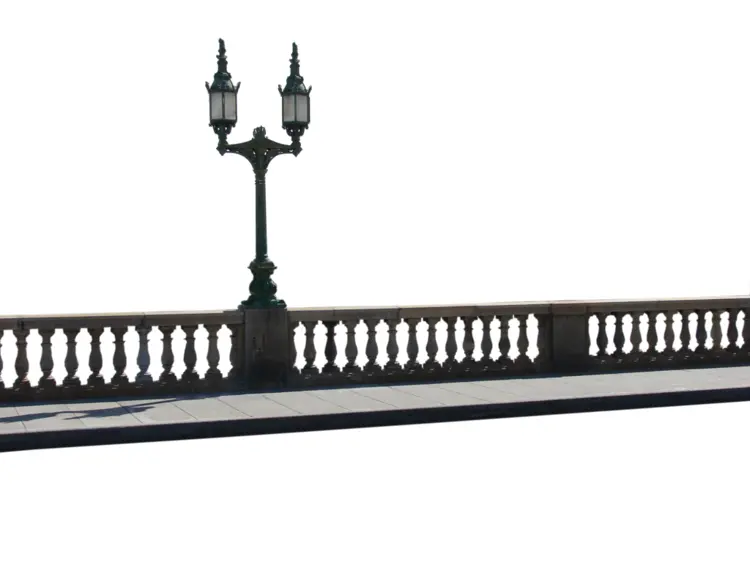 Street Lamp on a Bridge