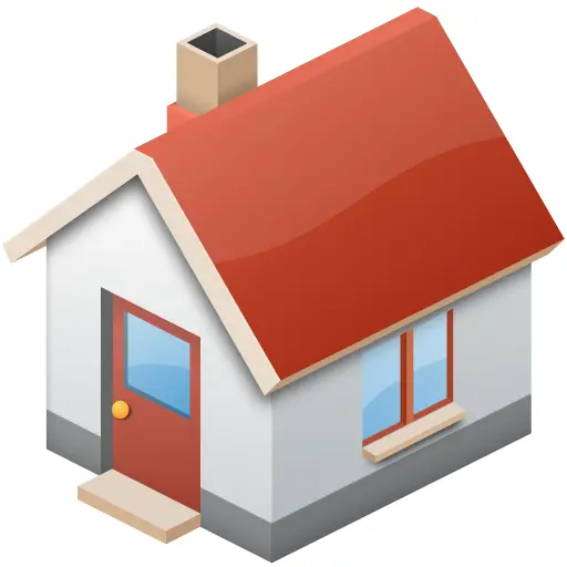 Small cute doodle house