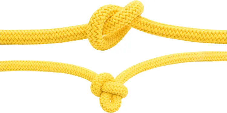 Yellow Rope with Knots