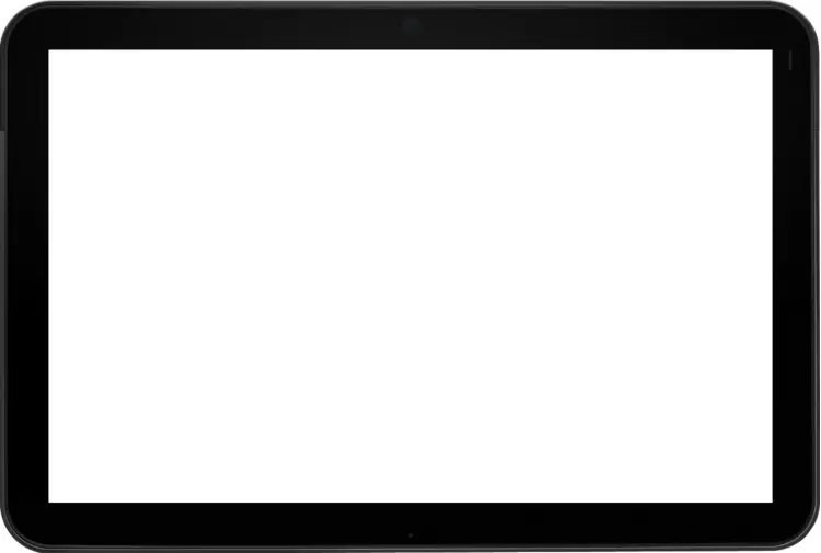 Black Tablet Frame