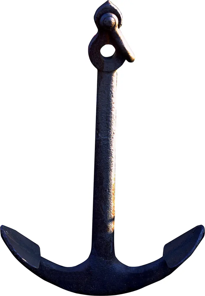 Black Nautical Anchor