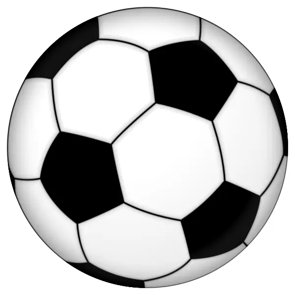 Classic Black and White Soccer Ball