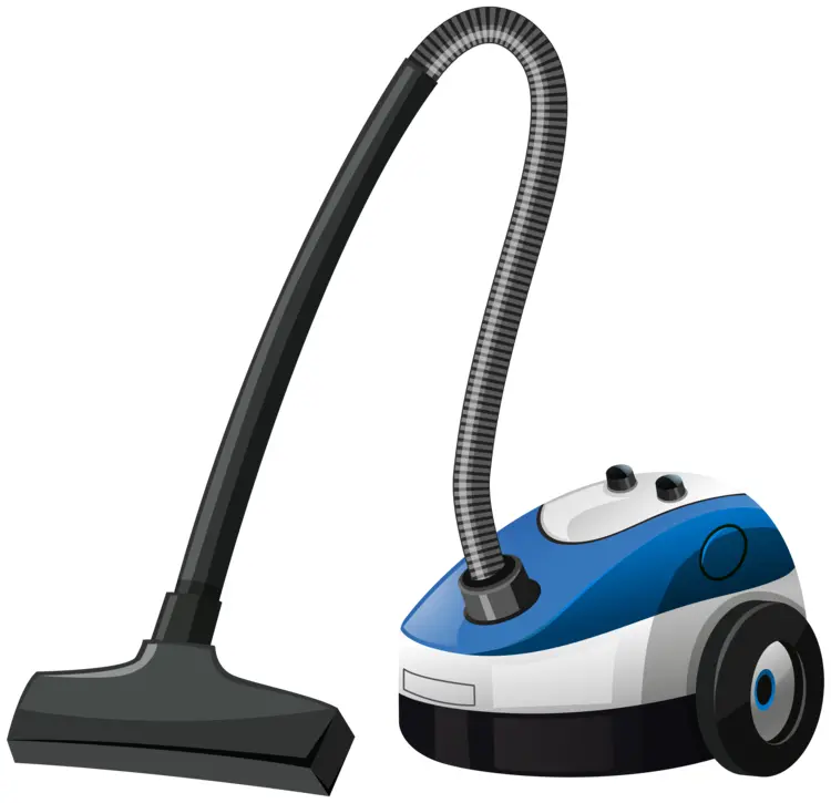 Blue and Black Vacuum Cleaner