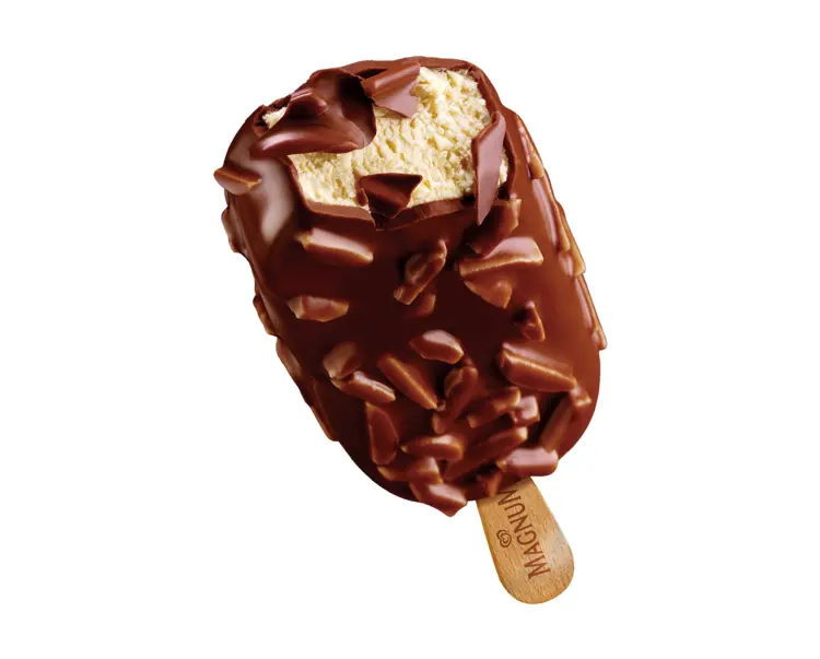Chocolate Ice Cream Bar with Nuts