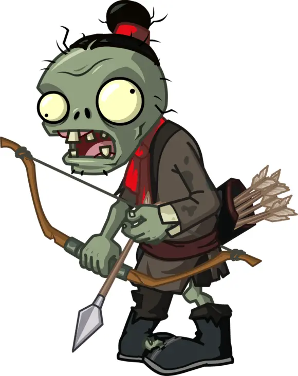Zombie Archer Character Illustration