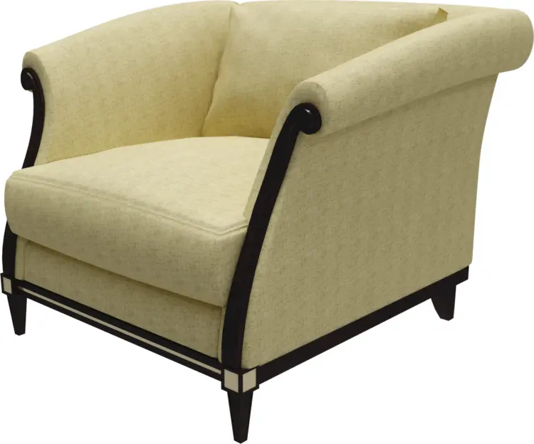 Comfortable Yellow Armchair for Relaxation