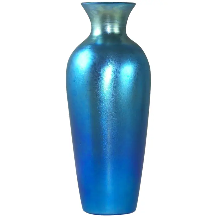 Tall Blue Decorative Vase