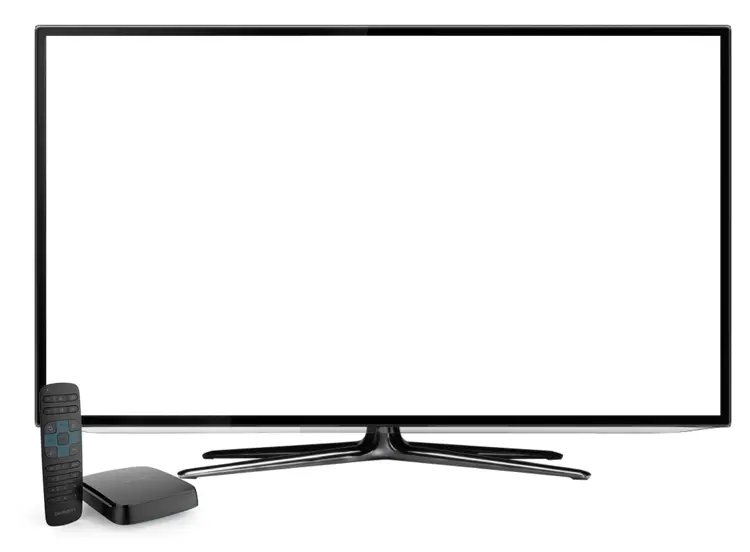 Flat Screen TV with Remote Control