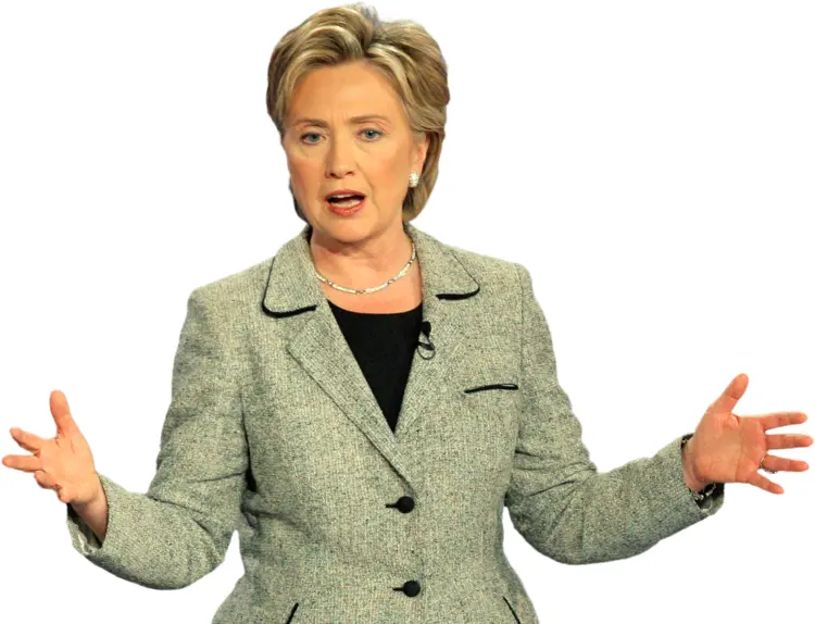 Blonde Woman in Gray Outfit Speaking