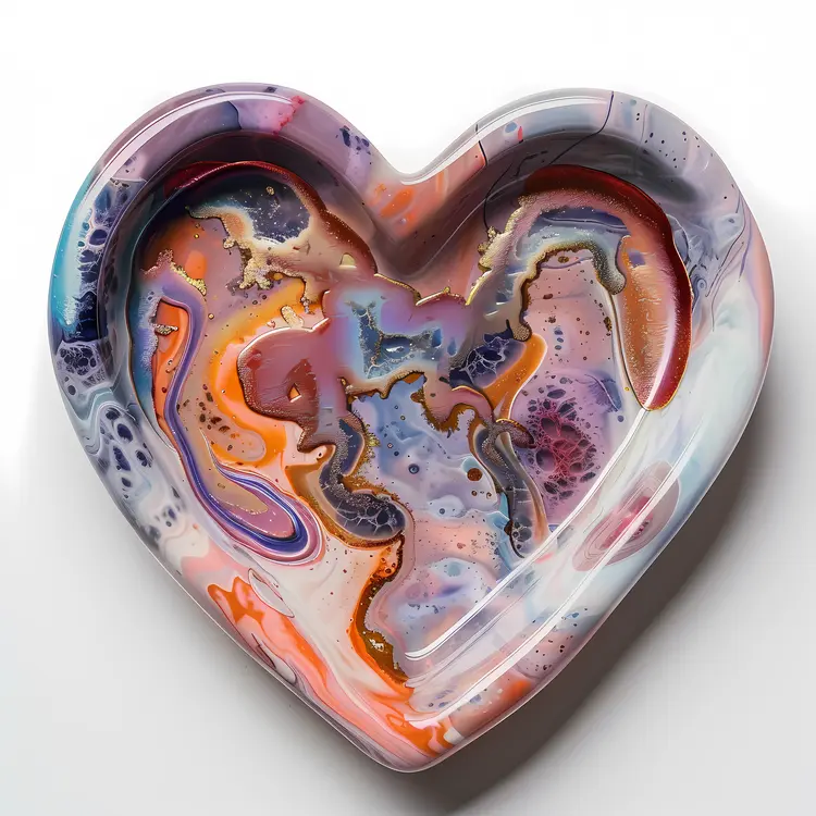 Abstract Heart Art