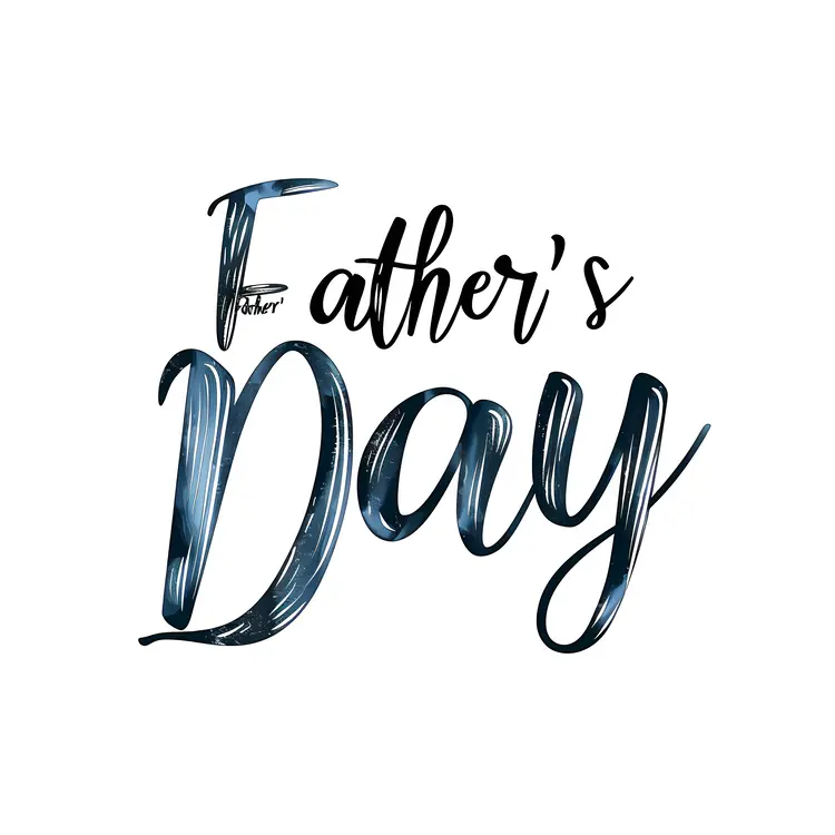 Father's Day Elegant Calligraphy