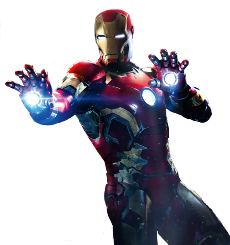 Iron Man with Repulsor Beams