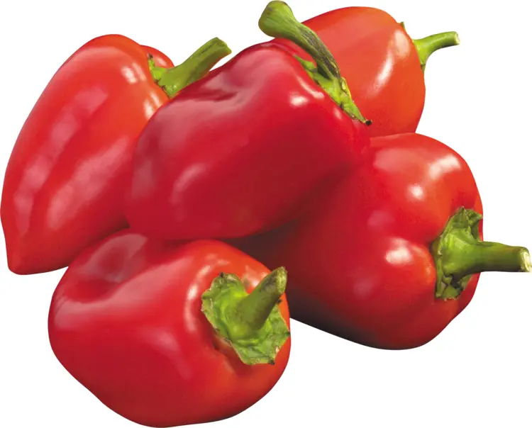 Healthy Red Bell Peppers