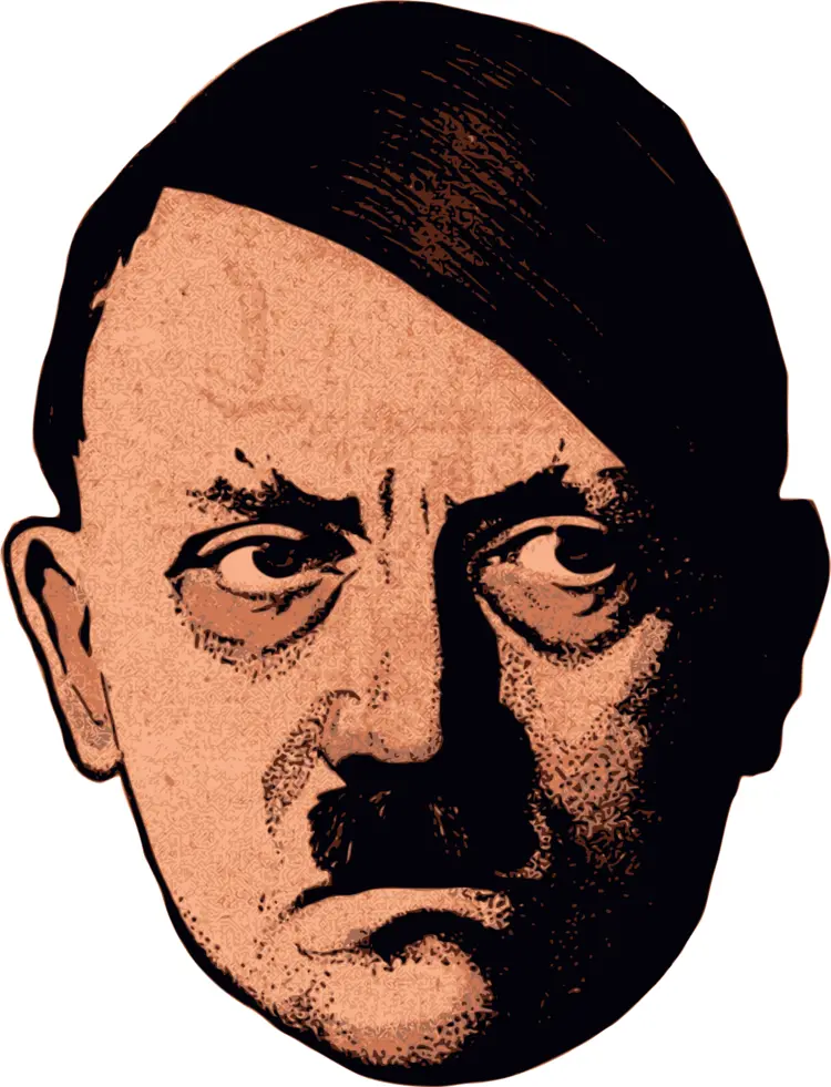 Angry Face of Historical Figure