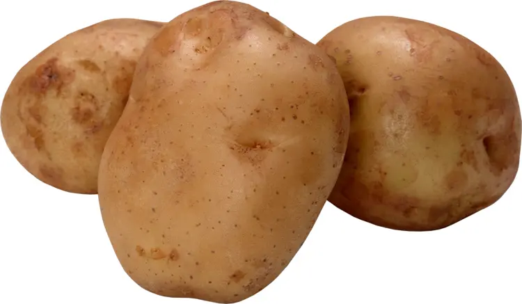 Three Brown Potatoes for Cooking