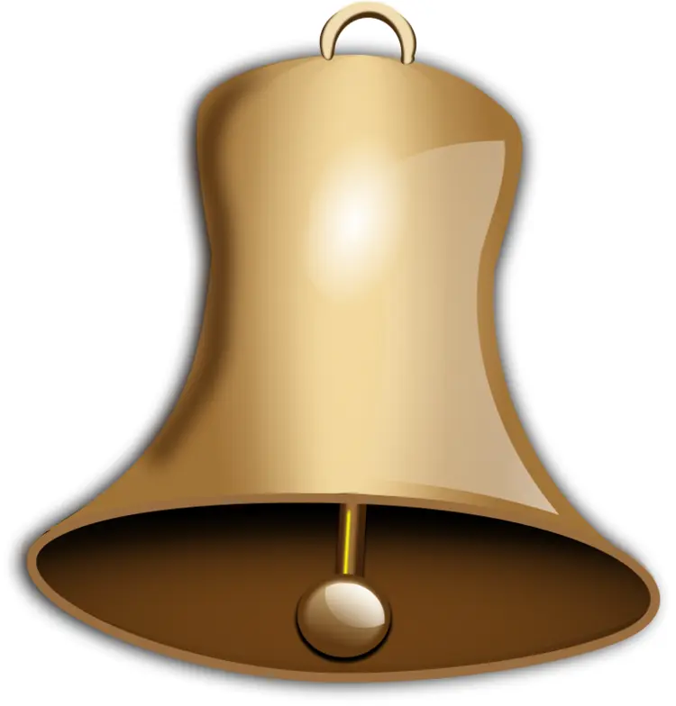 Golden Bell for Christmas Decoration