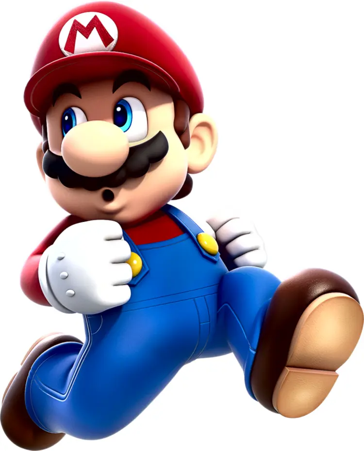 Jumping Mario in Action
