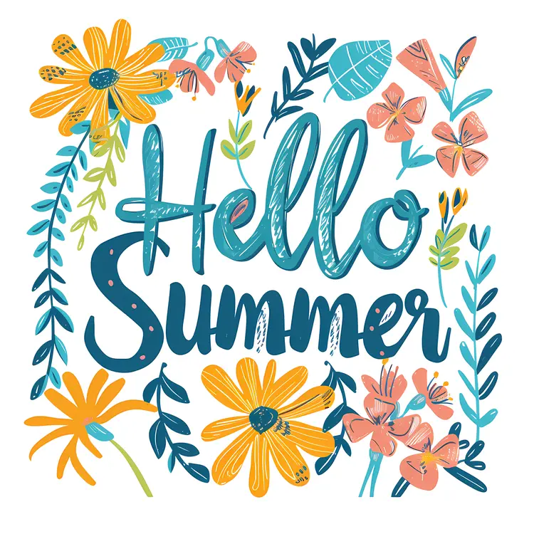 Hello Summer with Floral Design