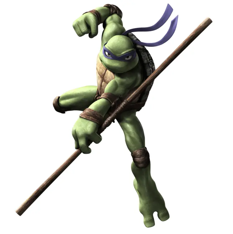 Green Ninja Turtle with Staff