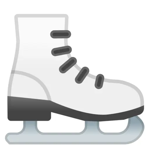 White Ice Skate