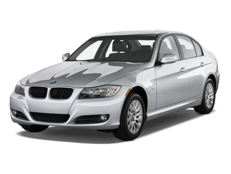 Silver BMW Sedan