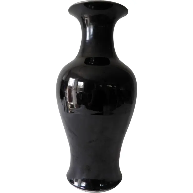 Glossy Black Vase