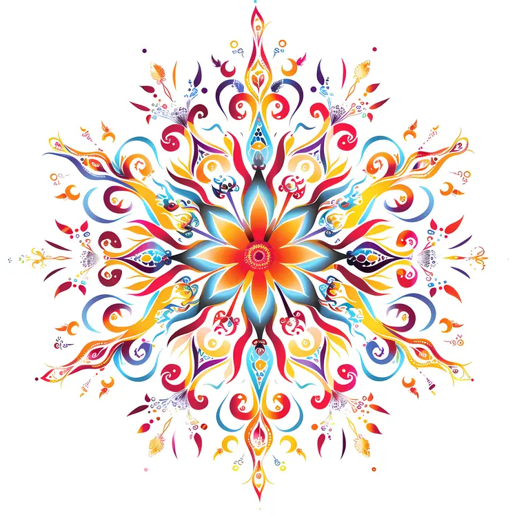 Colorful Mandala Art Pattern