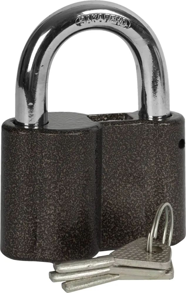 Black Padlock with Keys