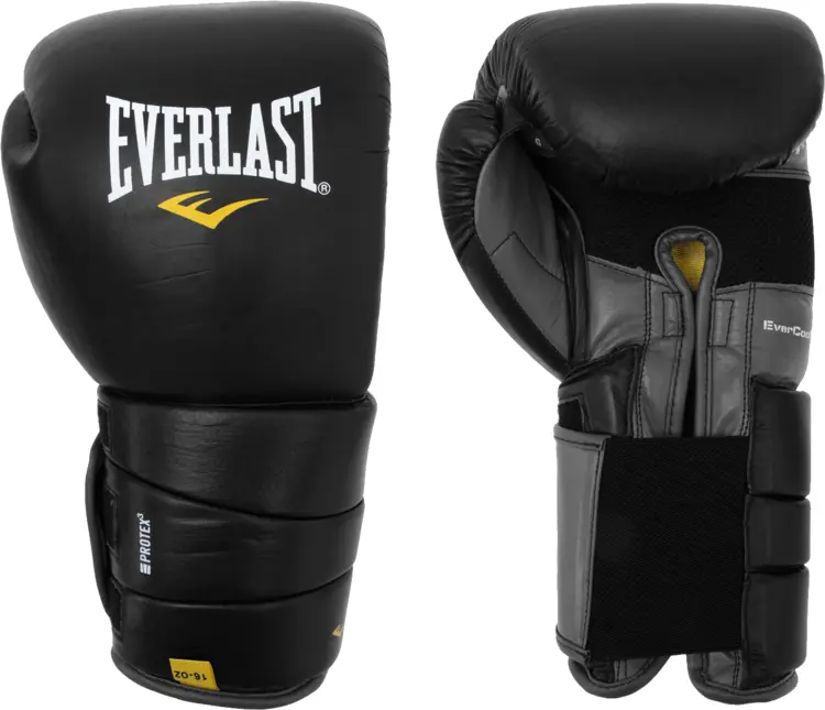 Black Everlast Boxing Gloves