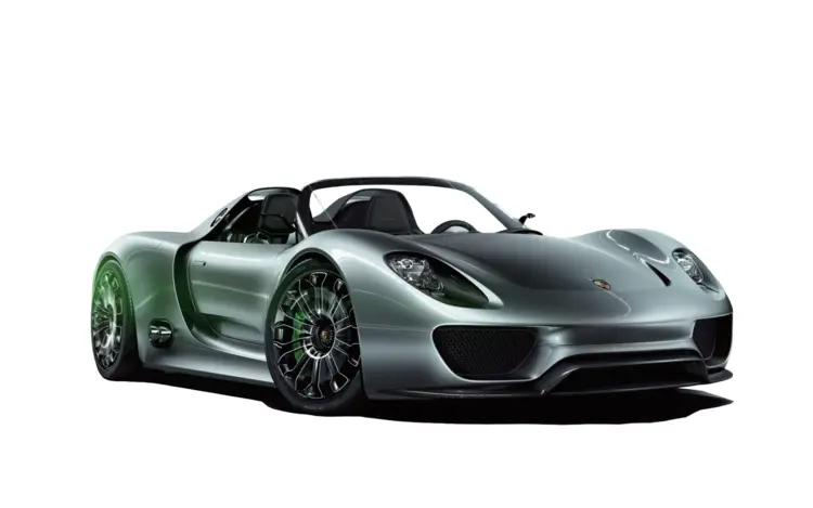 Silver Sports Car for High Performance