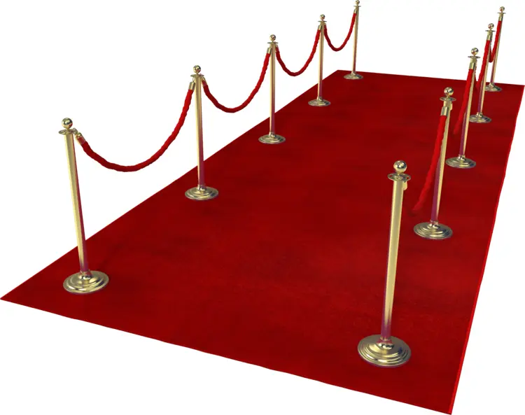 Red Carpet with Stanchions