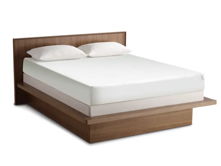 Modern Double Bed with White Bedding