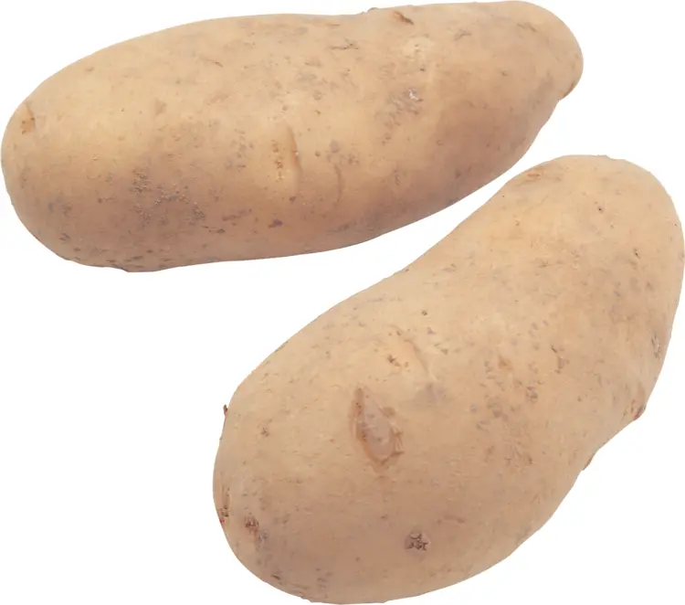 Brown Raw Potatoes