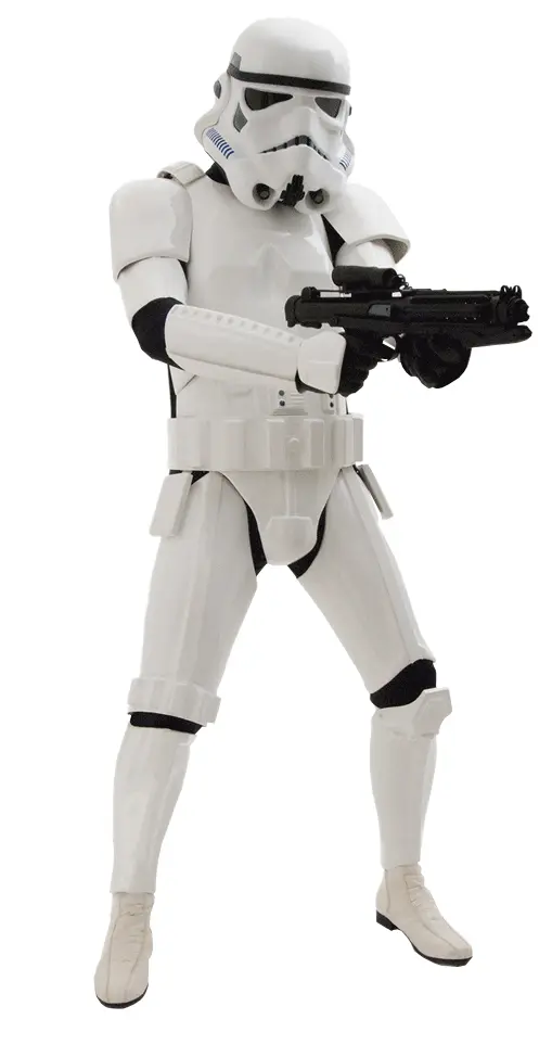 White Stormtrooper with Blaster