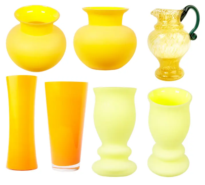 Collection of Yellow Vases