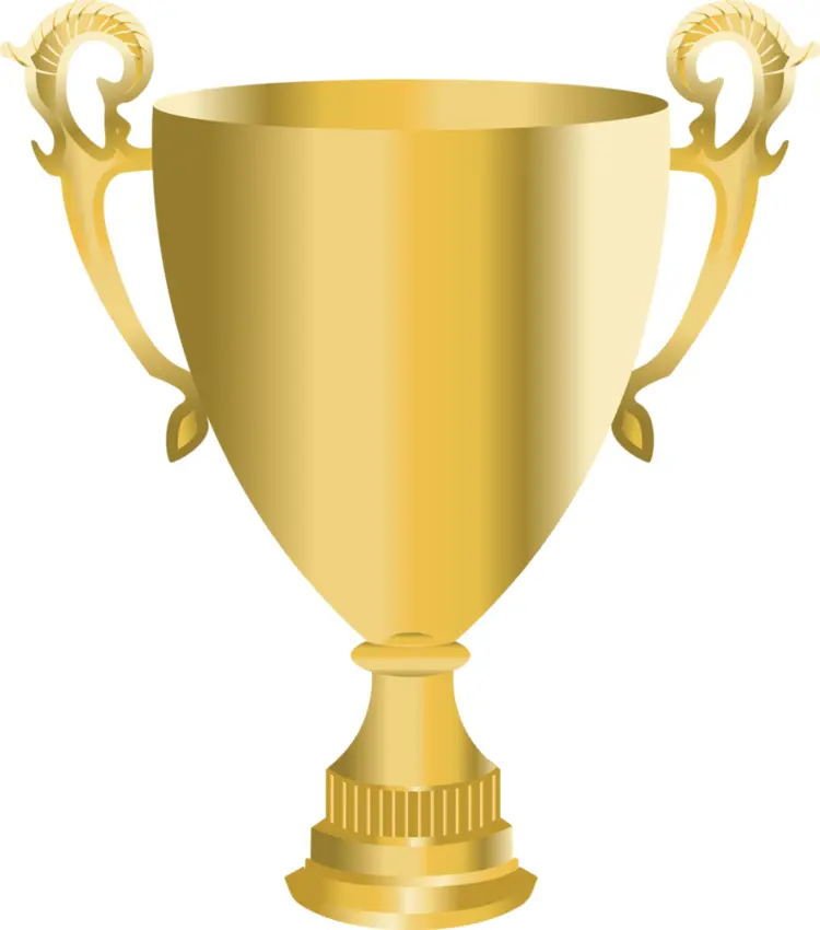 Golden Trophy Vector