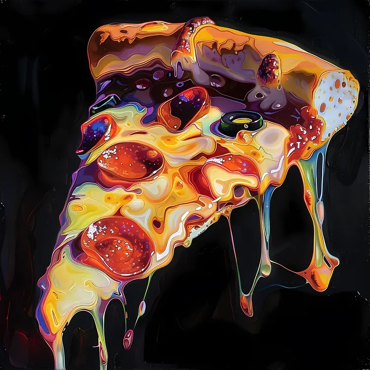 Delicious Pepperoni Pizza Slice
