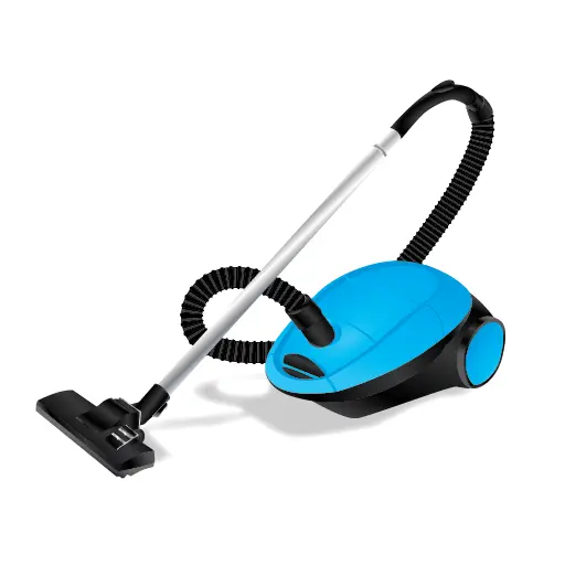 Blue Vacuum Cleaner for Household Cleaning