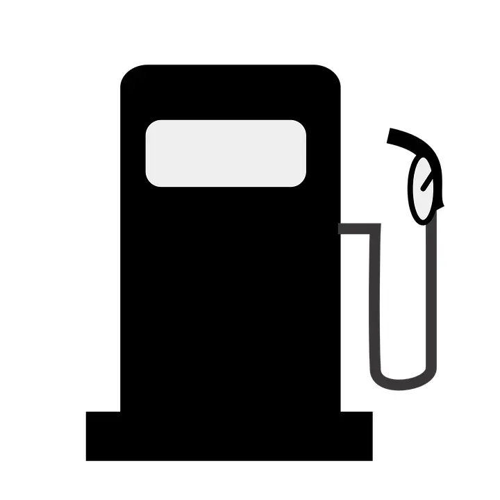 Black Gas Pump Icon