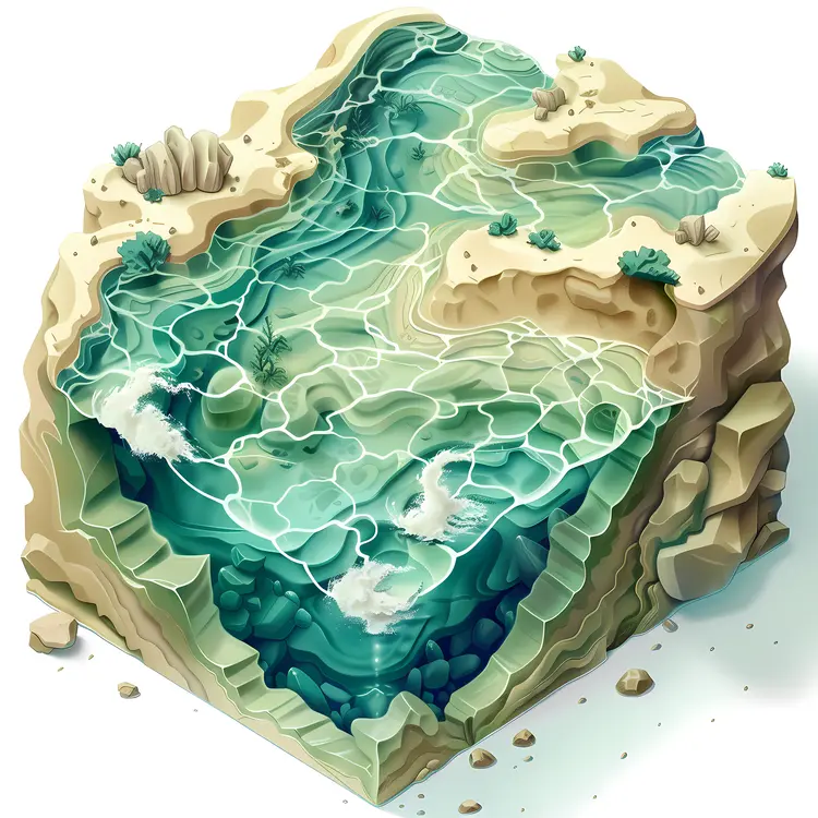 3D Ocean Landscape