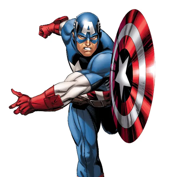 Classic Captain America Throwing Shield