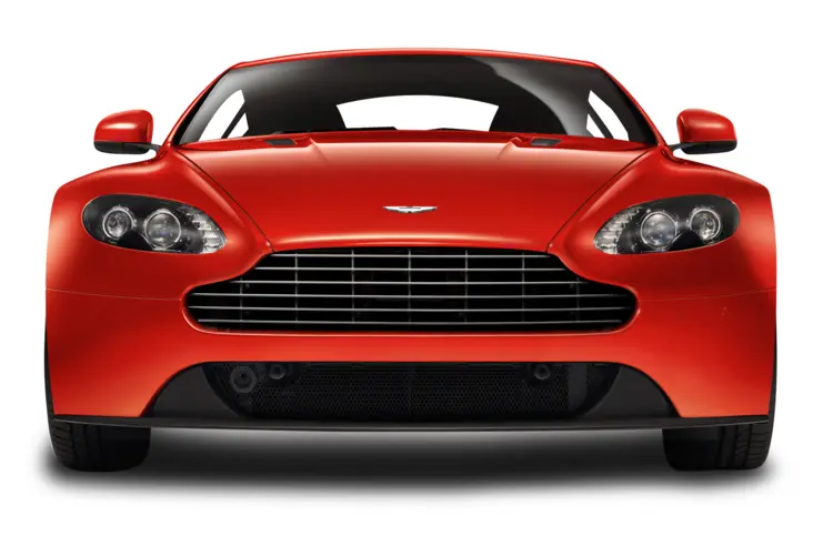 Red Sports Car with Elegant Front