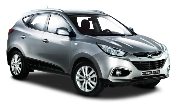 Silver SUV Vehicle Illustration