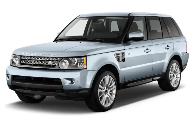 Blue Range Rover SUV