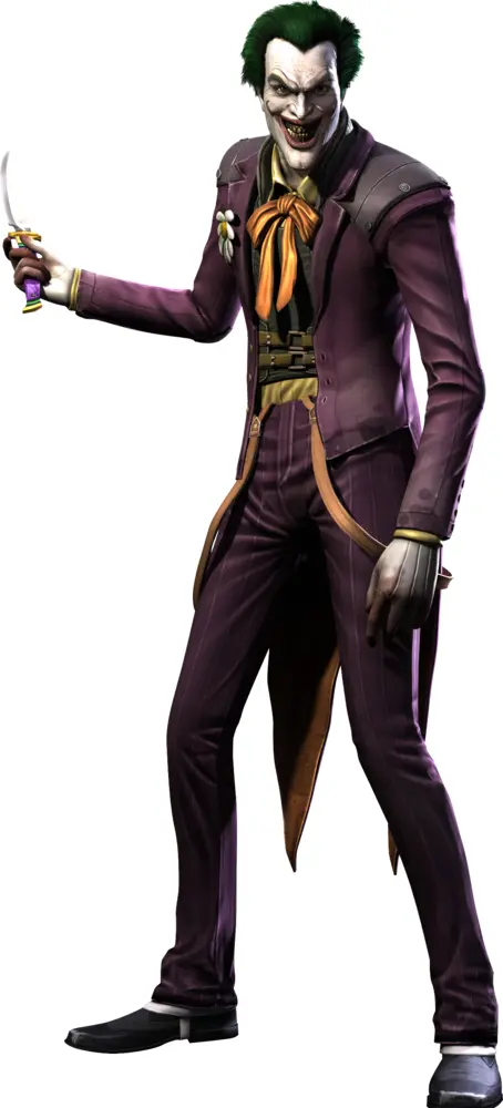 Joker Holding Knife