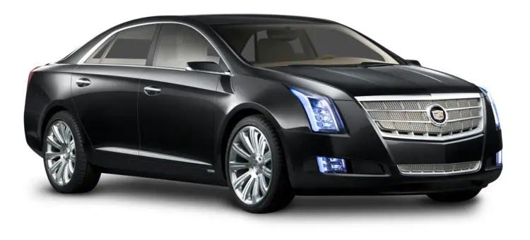 Luxury Black Sedan Car