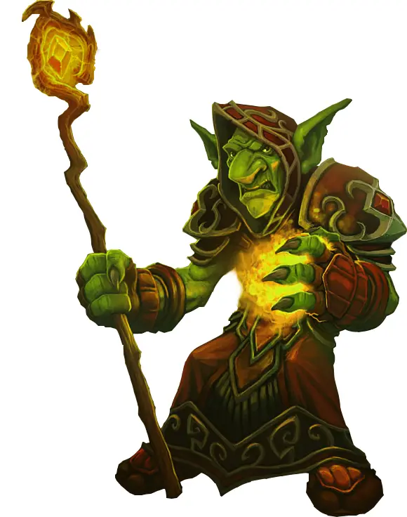 Goblin Mage Casting Spell
