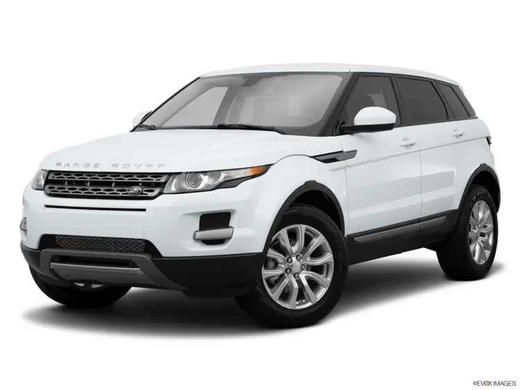 White Range Rover SUV