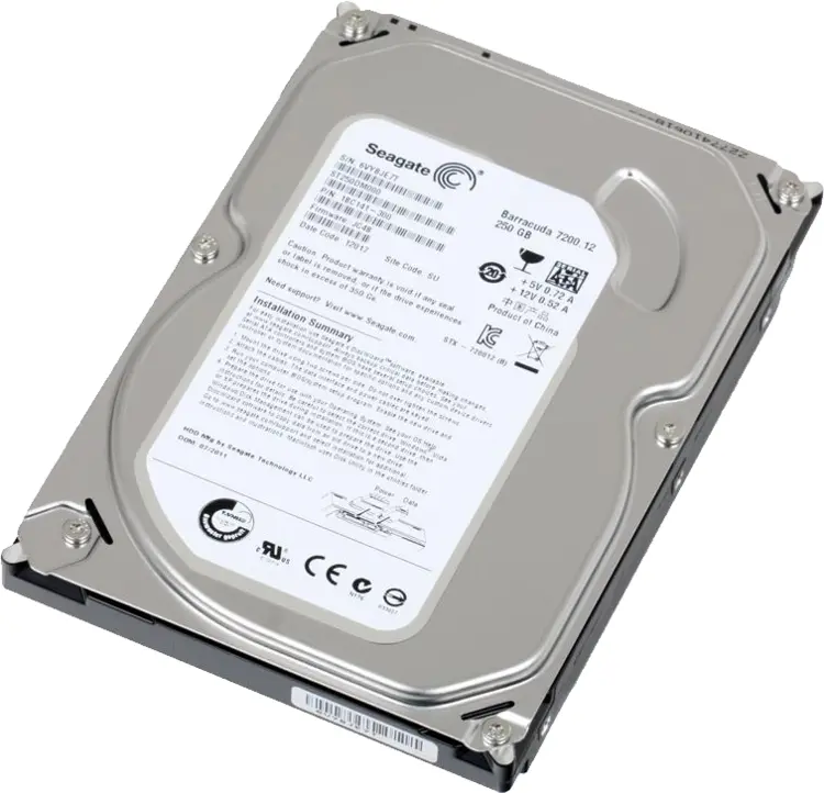 Seagate Hard Drive with Label