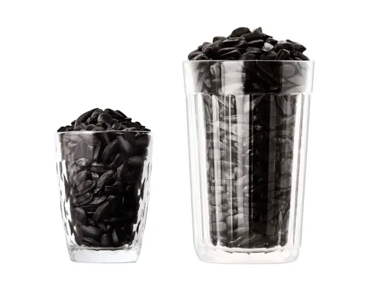 Black Seeds in Glasses